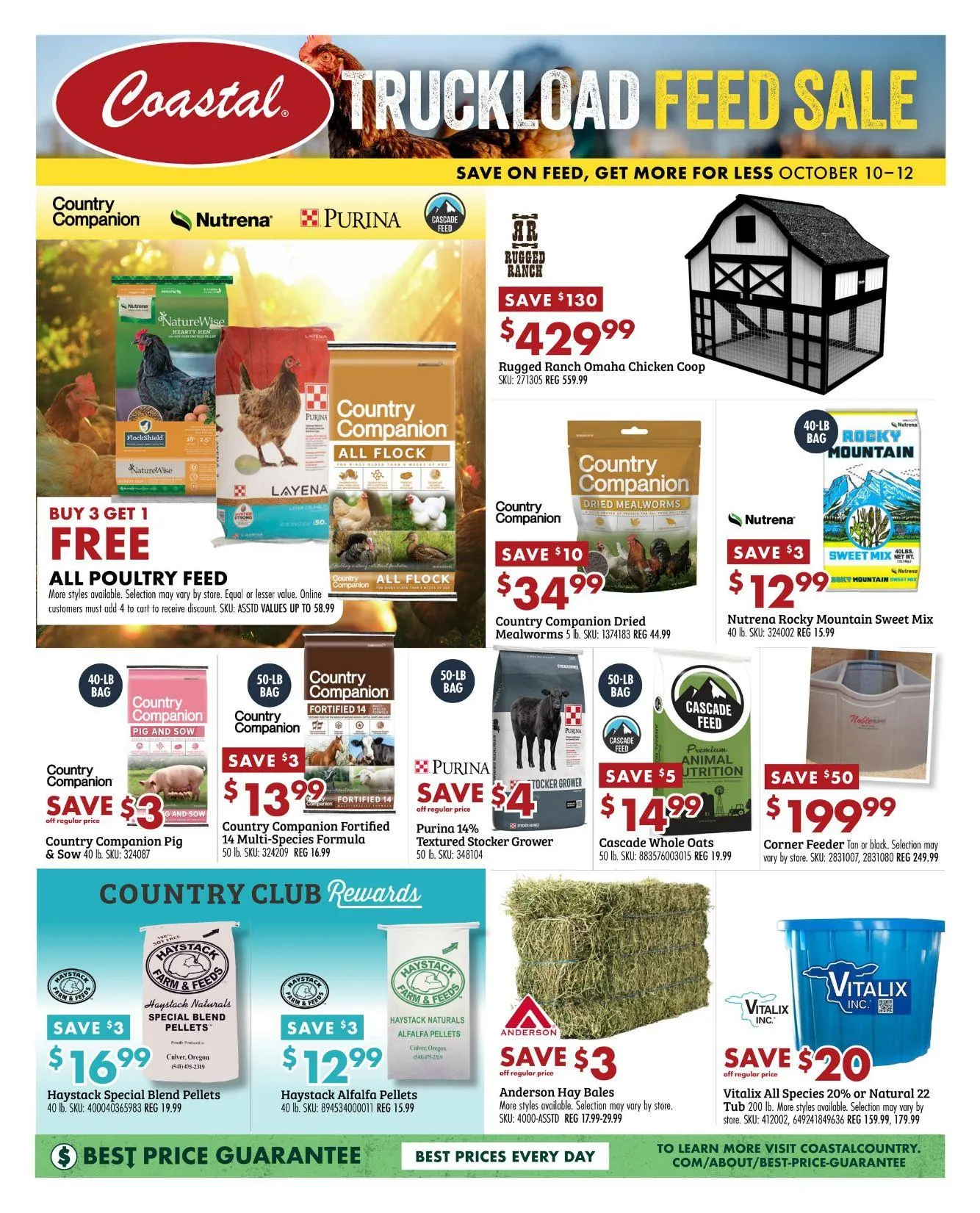 Weekly ad Coastal Farm from October 10 to October 12 2025 - Page 1