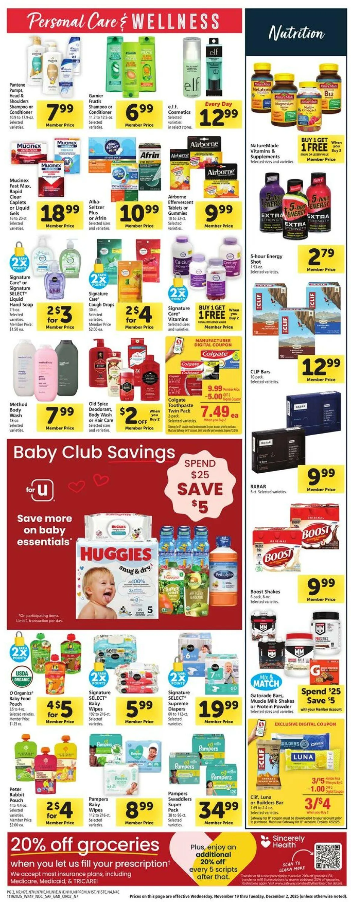 Weekly ad Safeway Current weekly ad from November 19 to November 27 2025 - Page 14