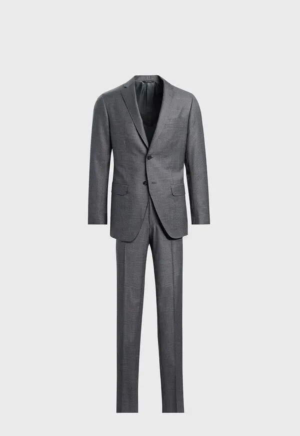 All Year Super 150s Wool Plaid Suit