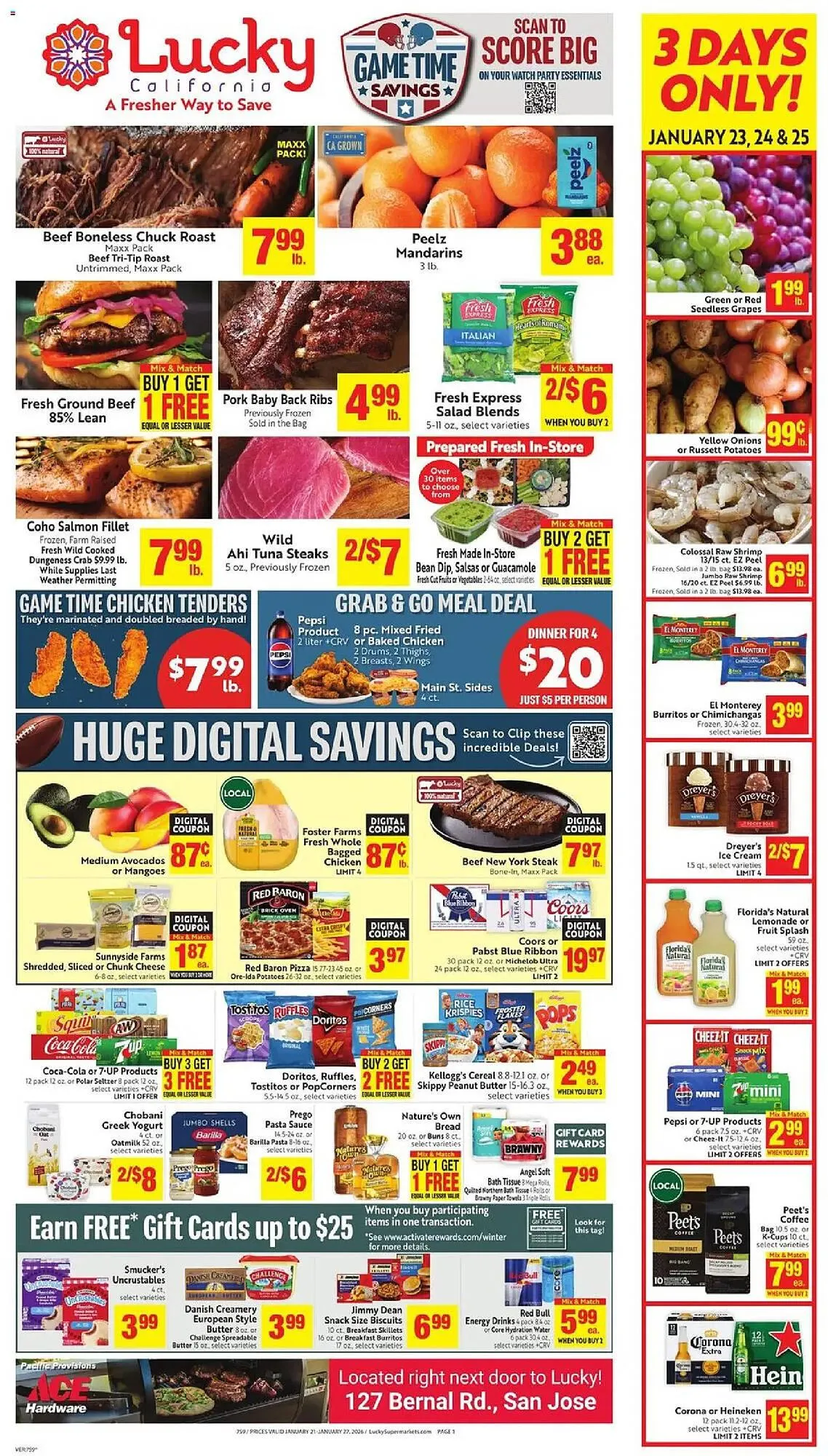 Weekly ad Lucky Supermarkets weekly ad from January 21 to January 28 2026 - Page 1