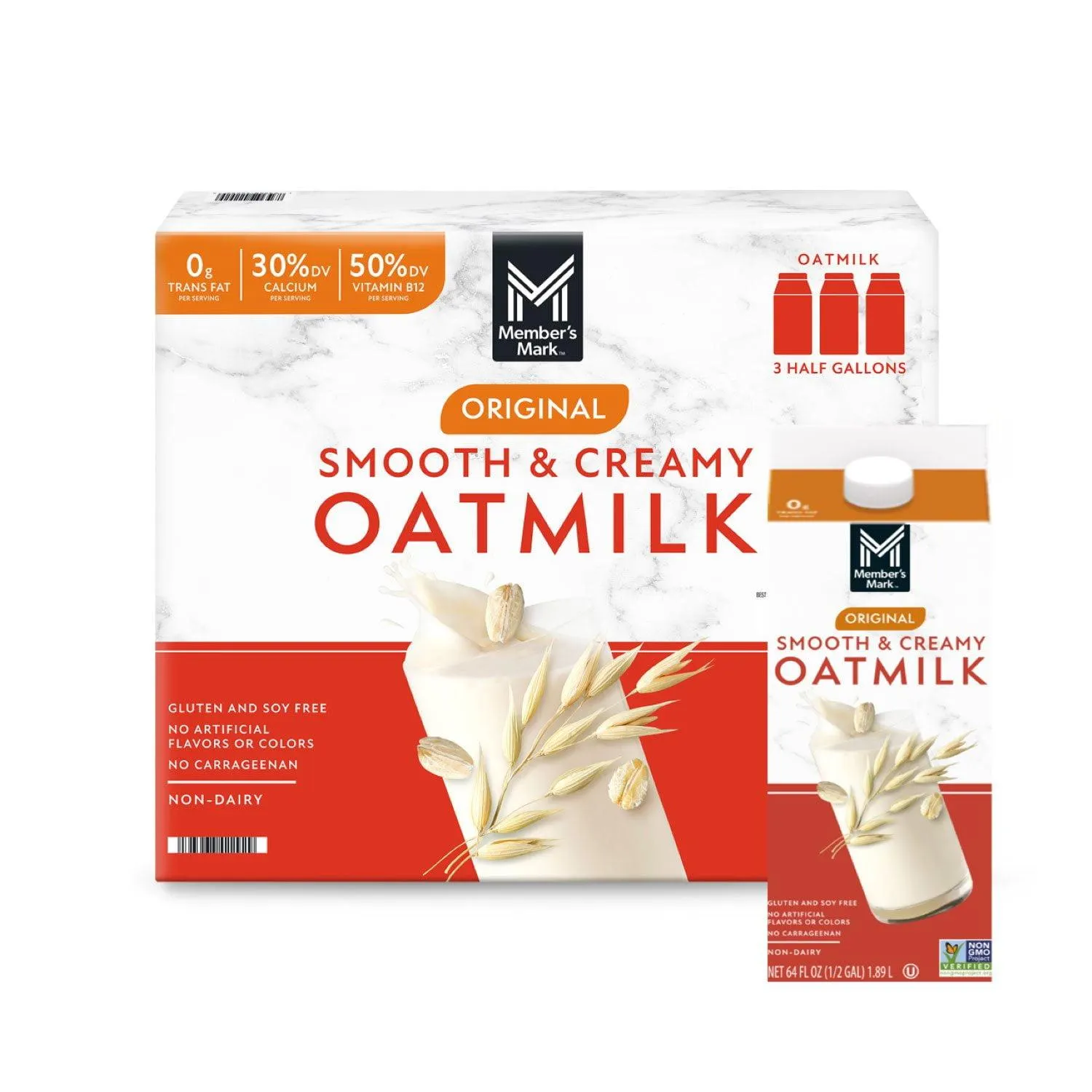 Member's Mark Oat Milk, 64 fl. oz., 3 pk.