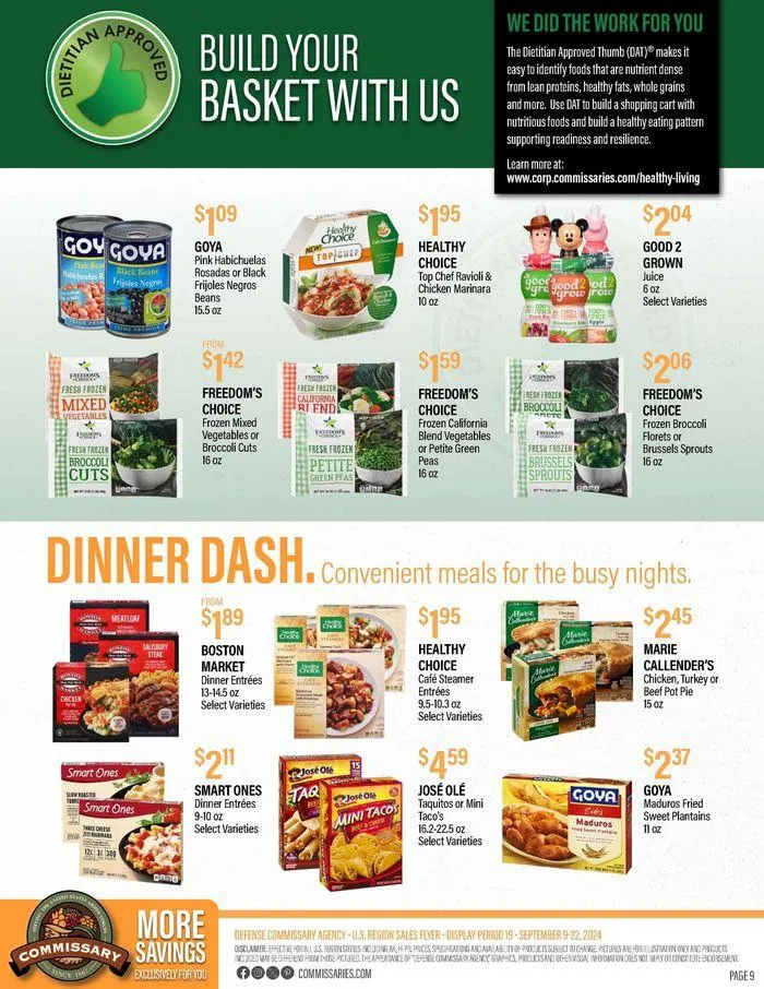 Weekly ad Flyer Commissary from September 9 to September 22 2024 - Page 9
