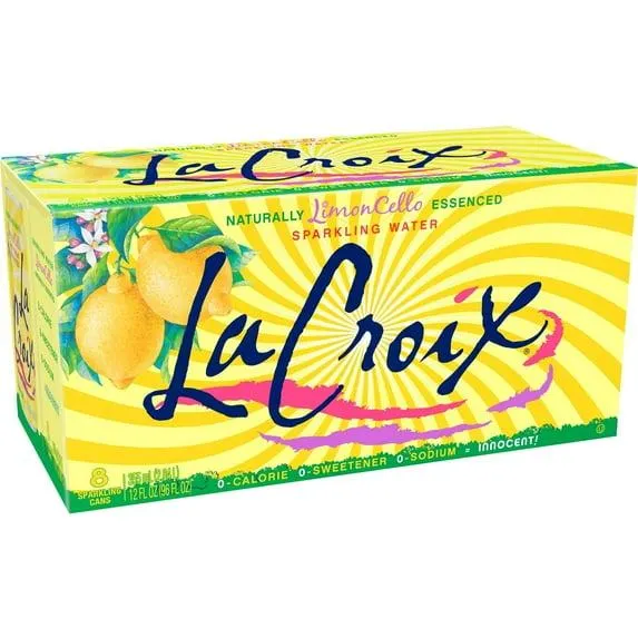 LaCroix LimonCello Sparkling Water - 8pk/12 fl oz Cans, 8 / Pack (Quantity)
