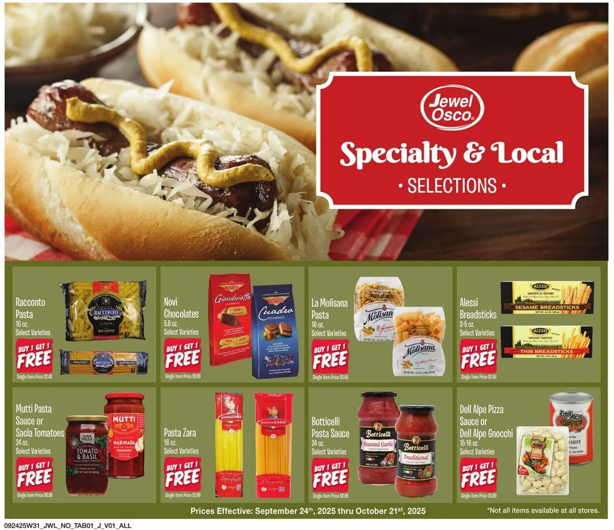 Weekly ad Jewel Osco Current weekly ad from September 24 to October 21 2025 - Page 1
