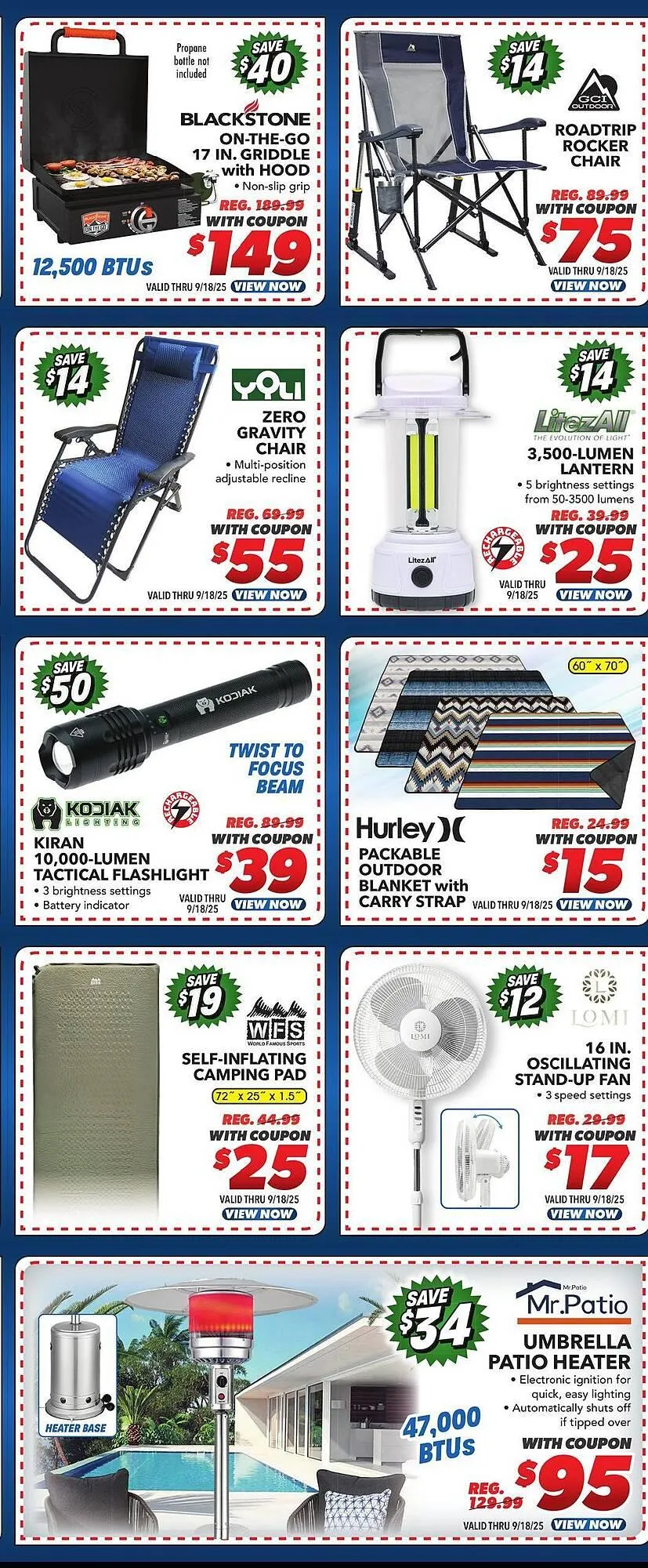 Weekly promotion Big 5 weekly ad spanning from September 12 to September 18 2025 - Page 4 for Catalogue 365