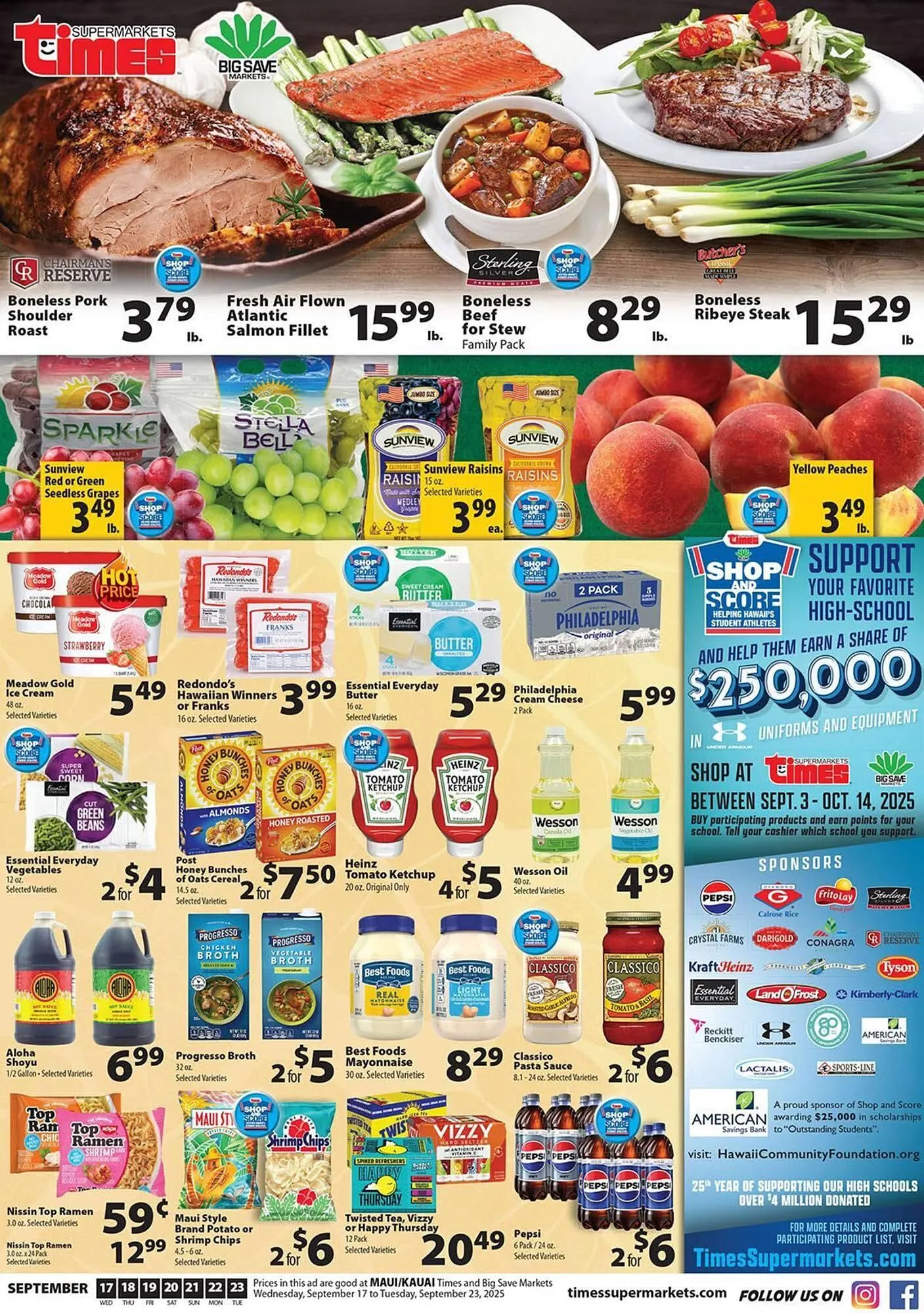 Weekly ad Times Supermarkets weekly ad from September 17 to September 23 2025 - Page 1