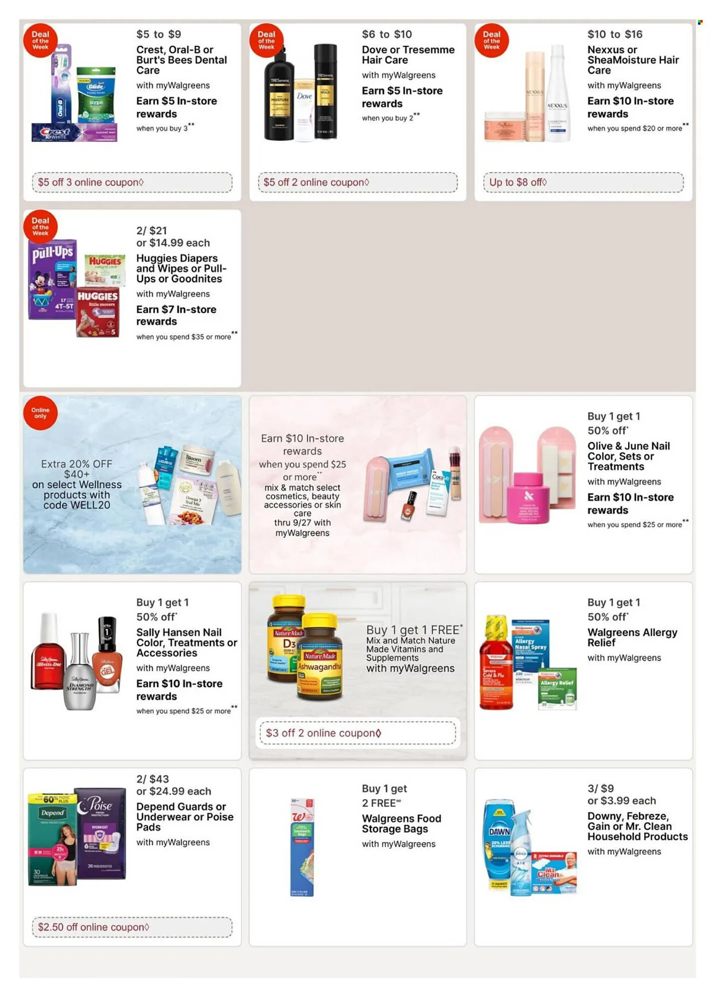 Weekly promotion Walgreens weekly ad spanning from September 21 to September 27 2025 - Page 2 for Catalogue 365