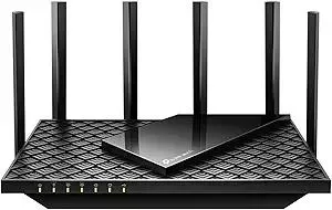 TP-Link AXE5400 Tri-Band WiFi 6E Router (Archer AXE75), 2025 PCMag Editors' Choice, Gigabit Internet for Gaming & Streaming, New 6GHz Band, 160MHz, OneMesh, Quad-Core CPU, VPN & WPA3 Security