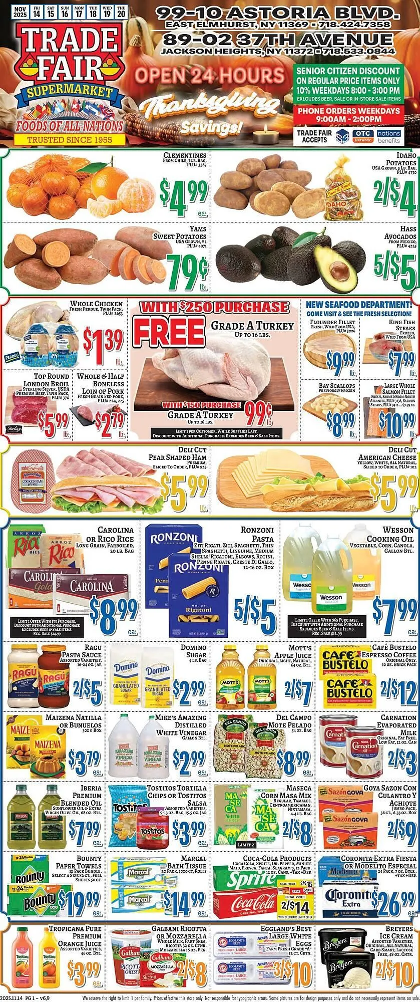 Weekly ad Trade Fair Supermarket weekly ad from November 14 to November 20 2025 - Page 1