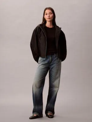 Emblem Logo Jacquard Wind Jacket