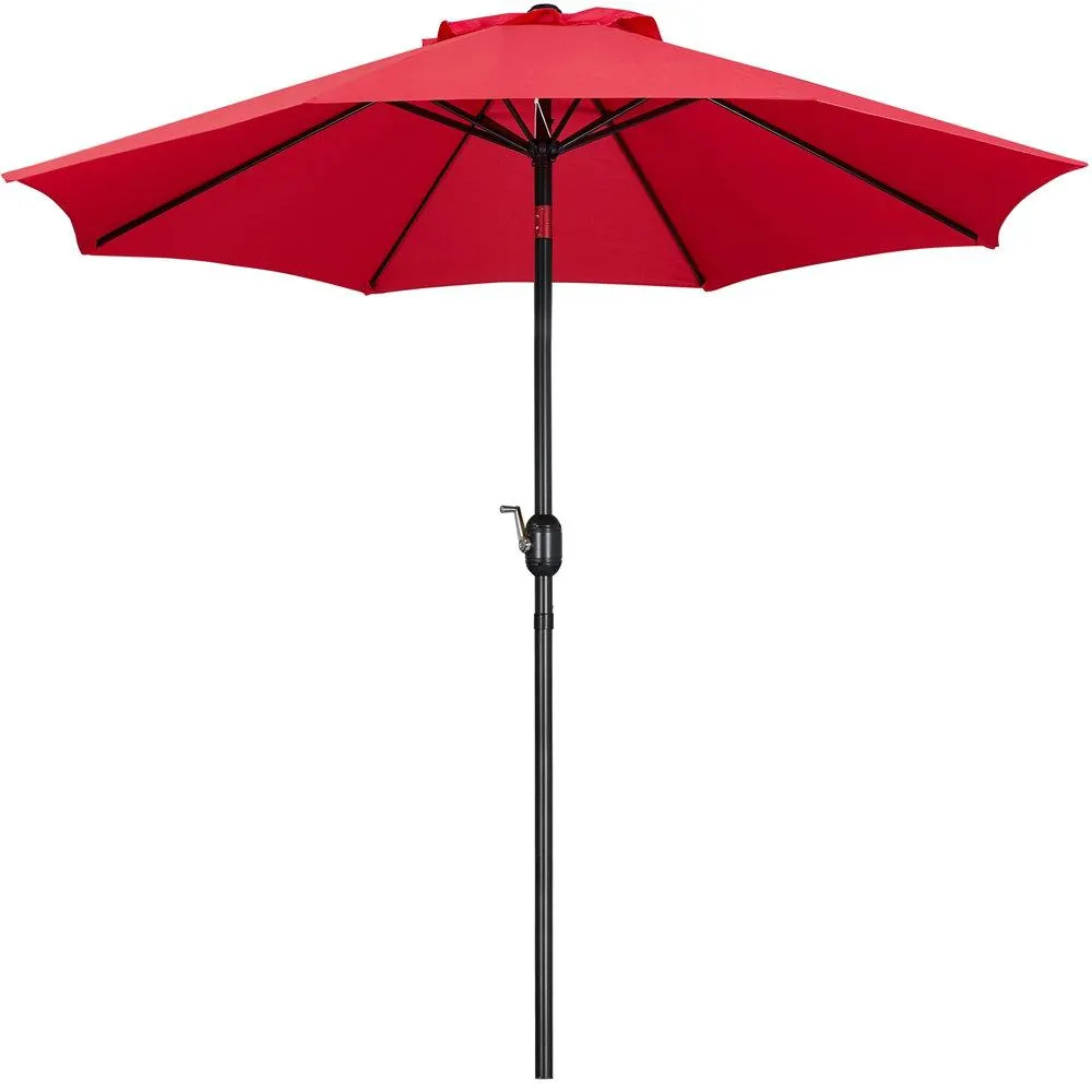 Bruton 108 " Patio Outdoor Market Umbrella with Crank Lift