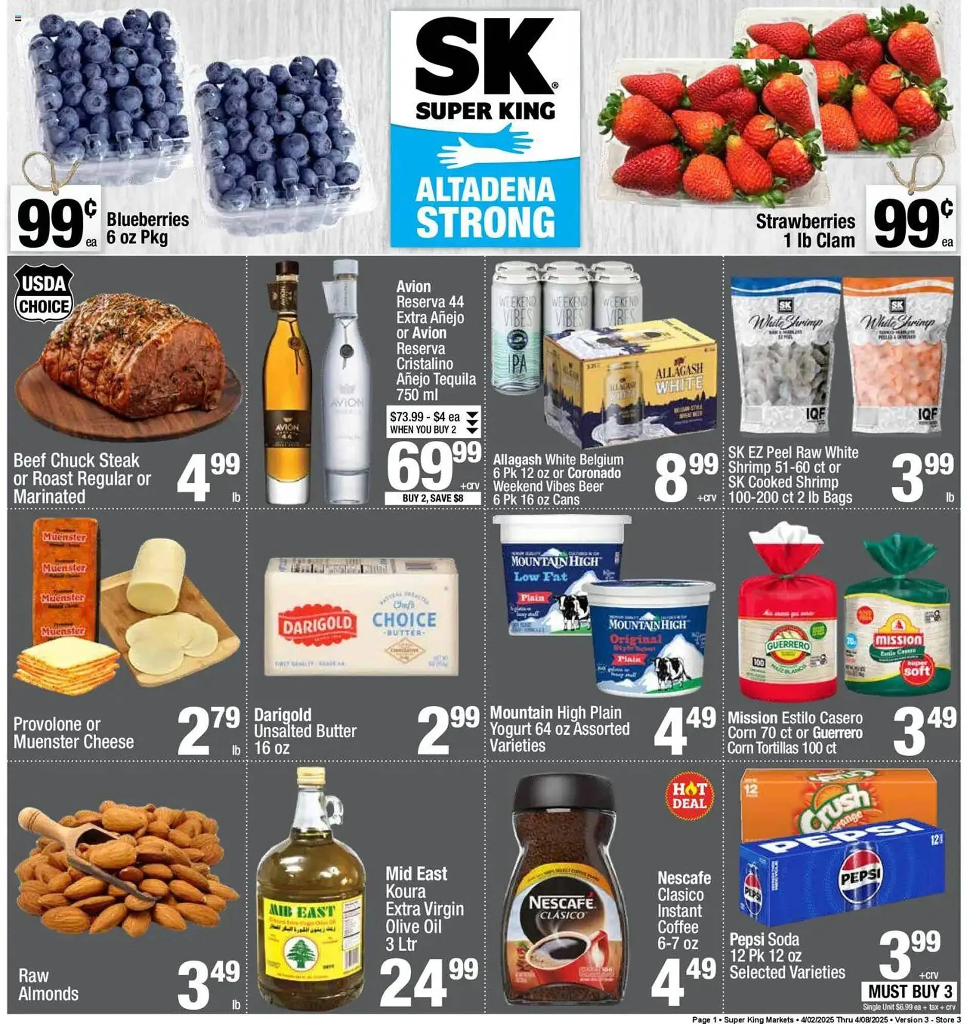 Weekly ad Super King Markets Weekly Ad from April 2 to April 8 2025 - Page 1