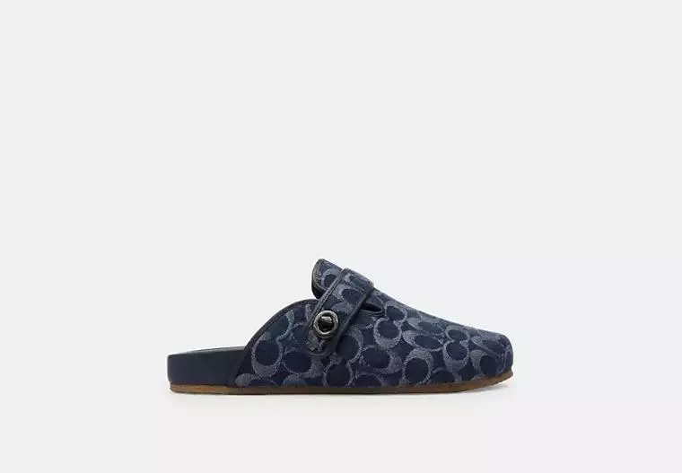Blake Clog In Signature Denim