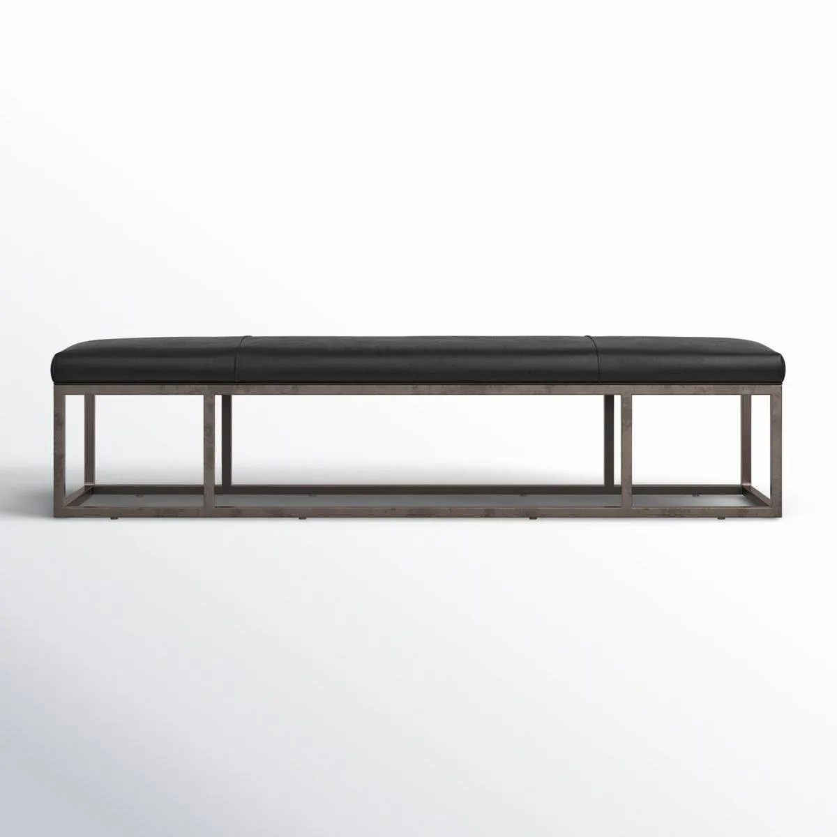 Roux Genuine Leather Bench