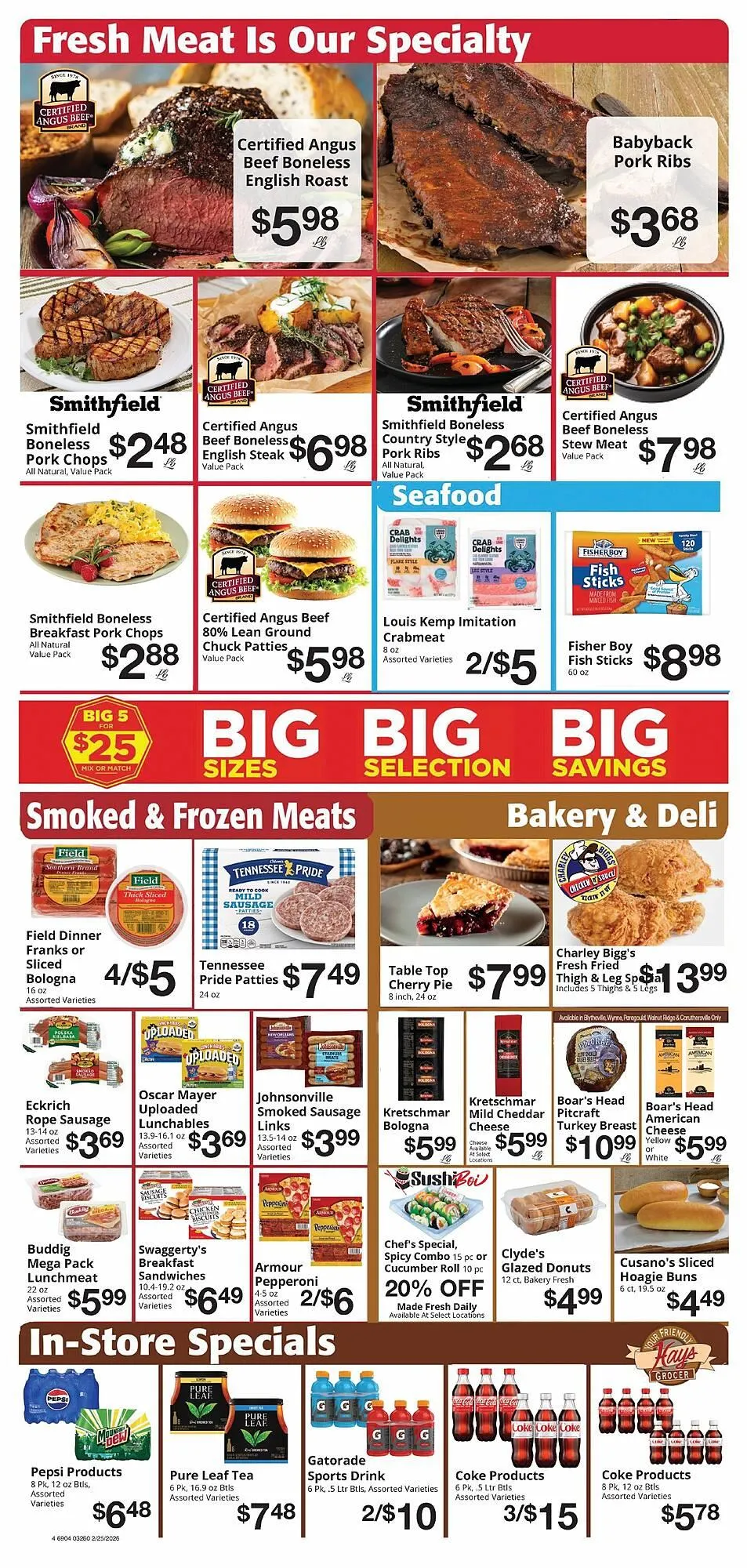 Weekly ad Hays Supermarket weekly ad from February 25 to March 3 2026 - Page 6