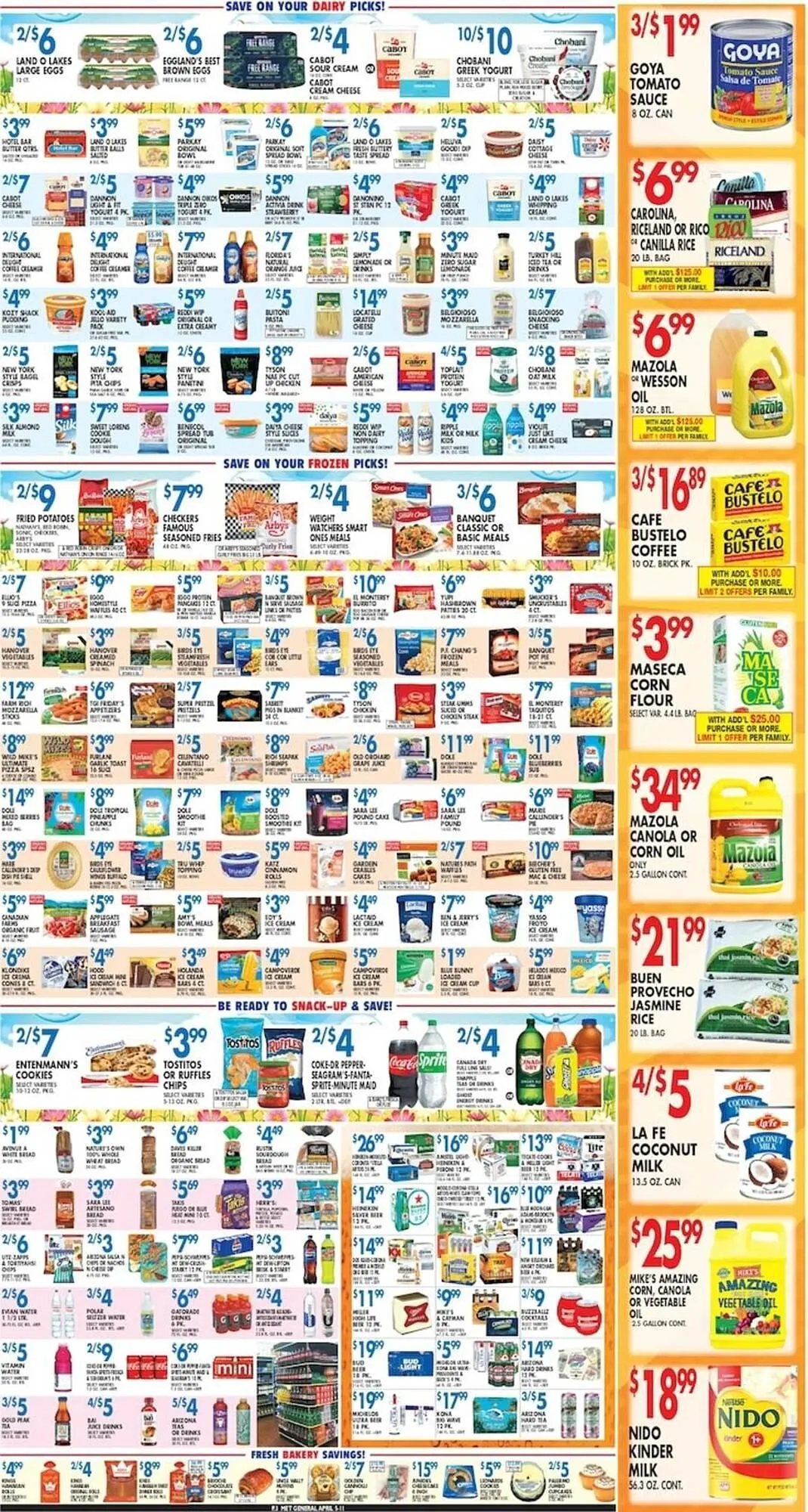 Weekly promotion Met Foodmarkets weekly ad spanning from April 5 to April 11 2026 - Page 3 for Catalogue 365