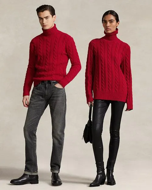 Cable-Knit Wool-Cashmere Sweater
