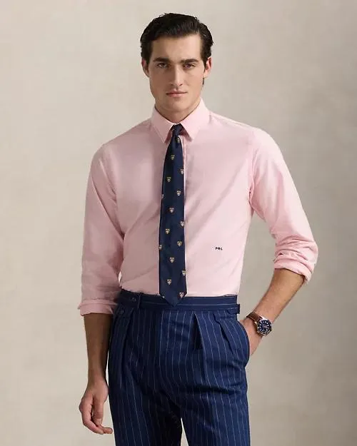 Custom Fit Monogram Oxford Shirt