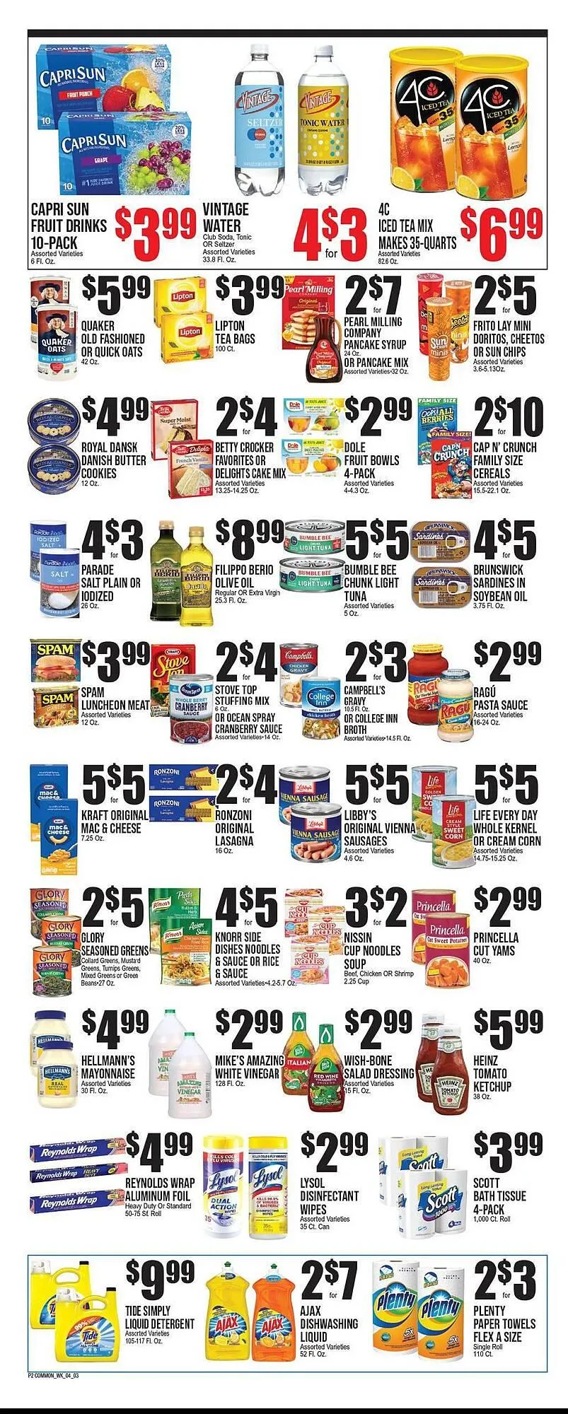 Weekly promotion Extra Supermarket circular spanning from April 3 to April 16 2026 - Page 2 for Catalogue 365