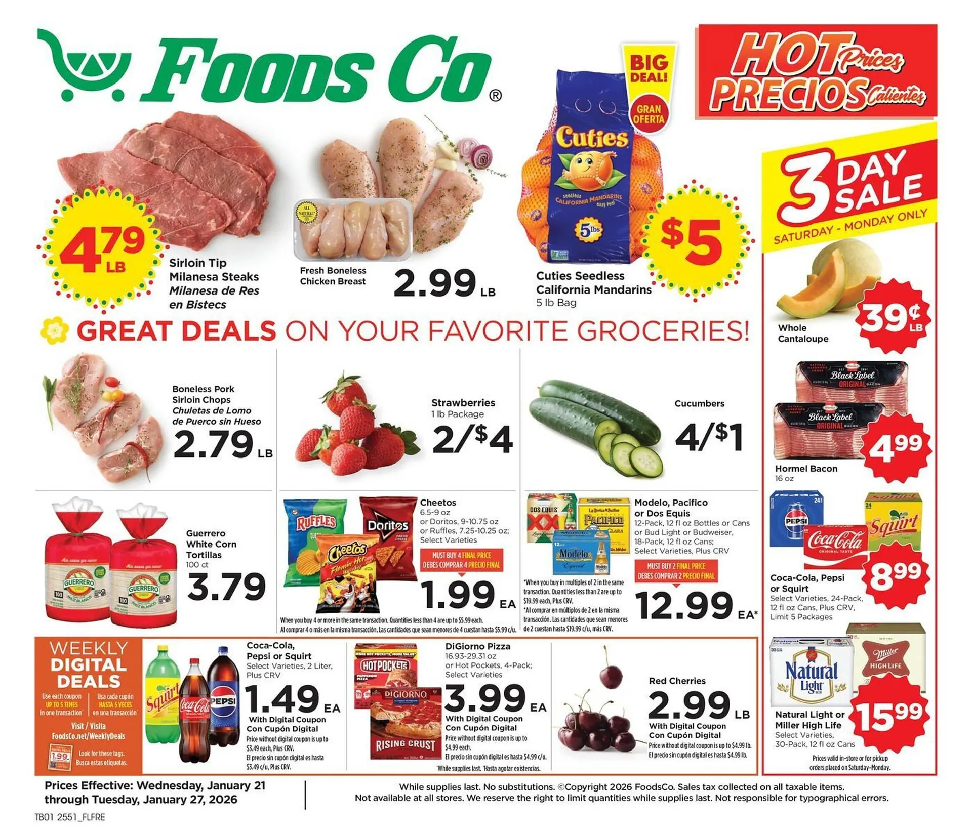 Weekly ad Foods Co weekly ad from January 21 to January 27 2026 - Page 1