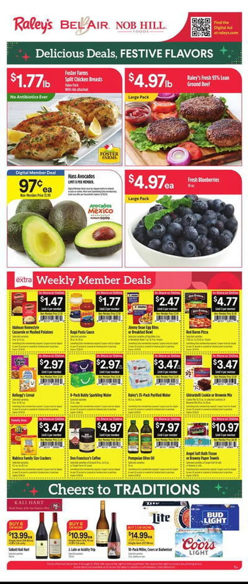 Weekly ad Nob Hill Weekly Ad from December 4 to December 10 2024 - Page 1
