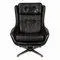 Leather Swivel Armchair from PeeM, 1970s