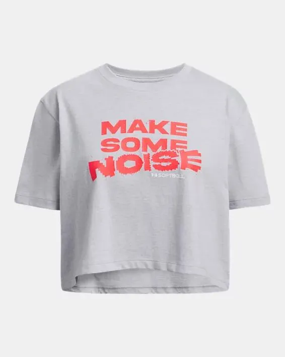UA Make Noise Girls' Short Sleeve