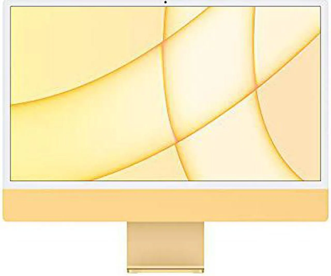 Apple iMac (24-inch, Apple M1 chip with 8-Core CPU and 8-Core GPU, 8GB RAM, 1TB) - Yellow