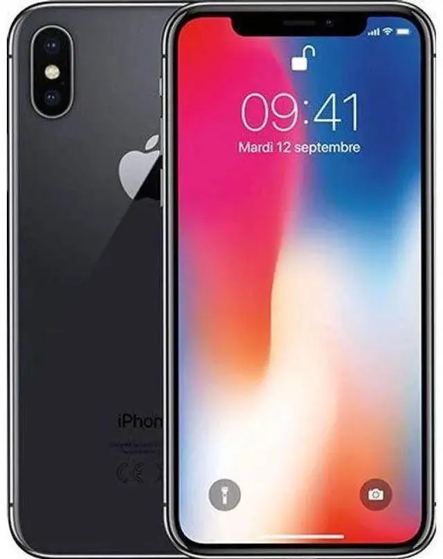Apple iPhone X - 256GB - Space Grey - Fully Unlocked - Excellent (Grade A)