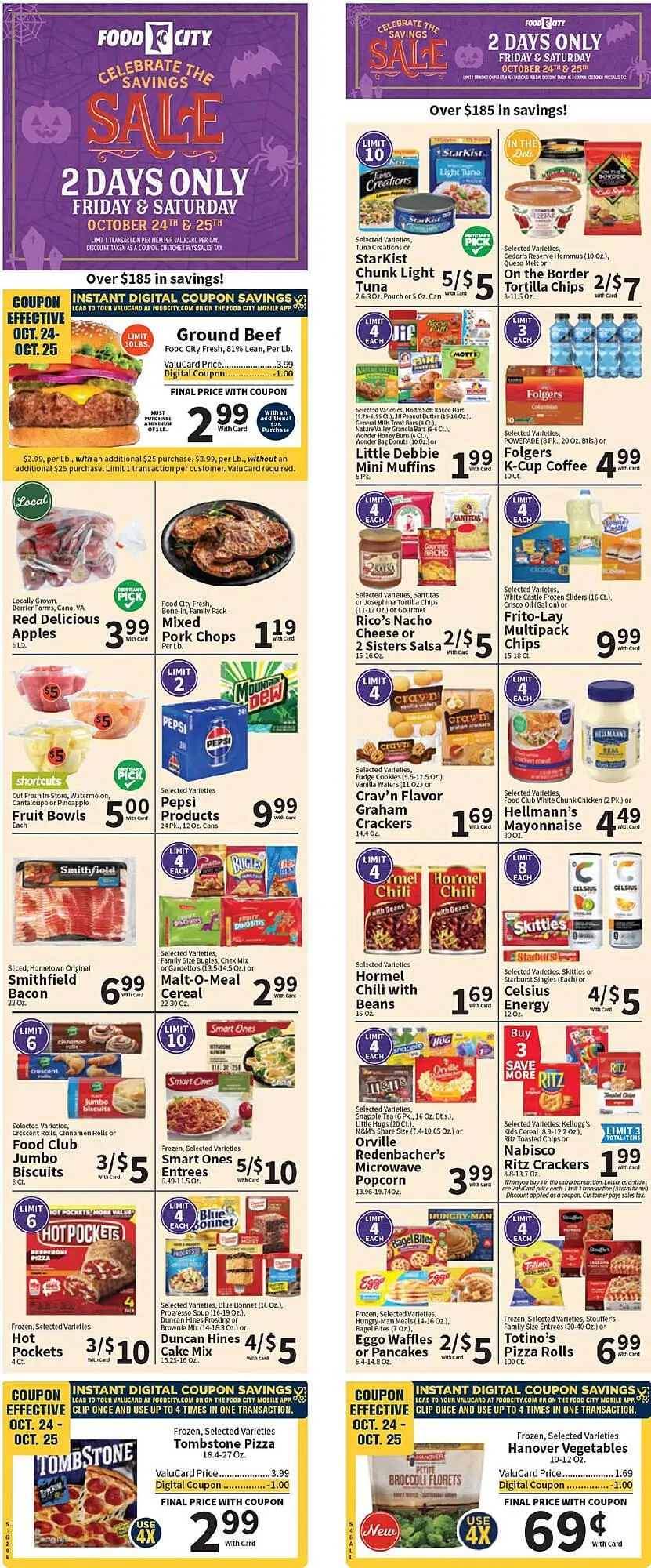 Weekly ad Food City weekly ad from October 24 to October 25 2025 - Page 1