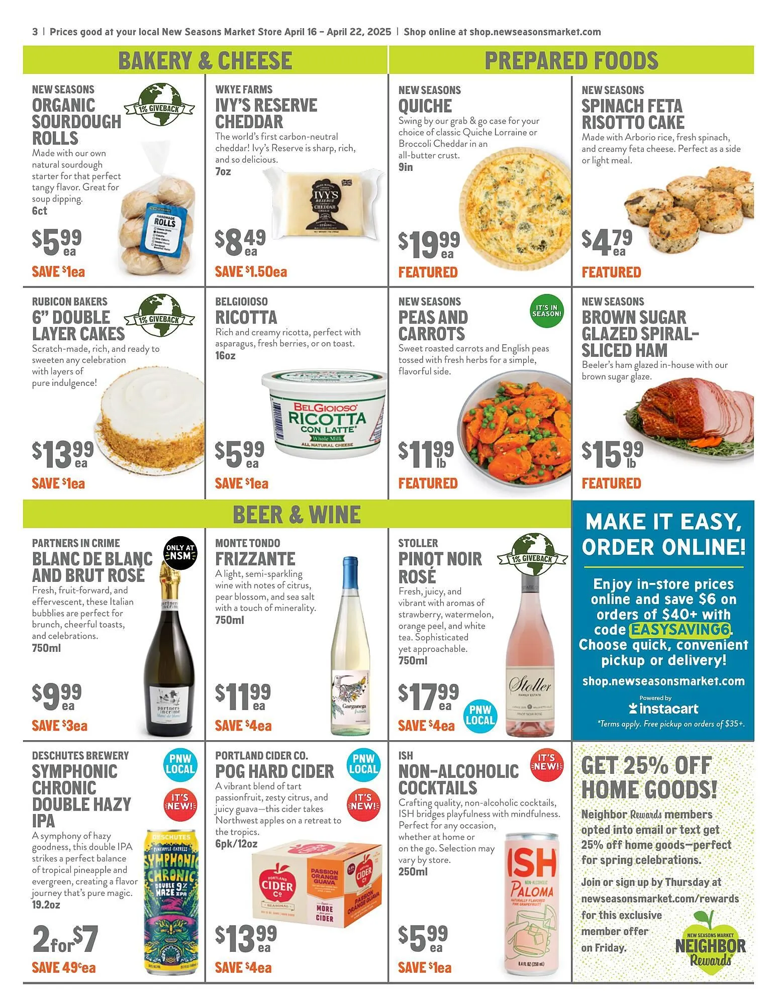 Weekly ad New Seasons Market ad from April 16 to April 22 2025 - Page 3