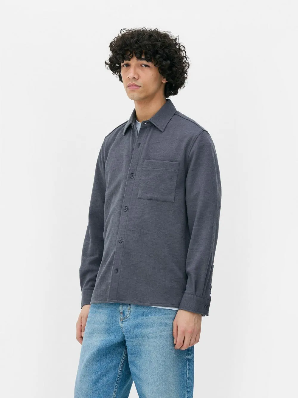 Camisa malha texturada