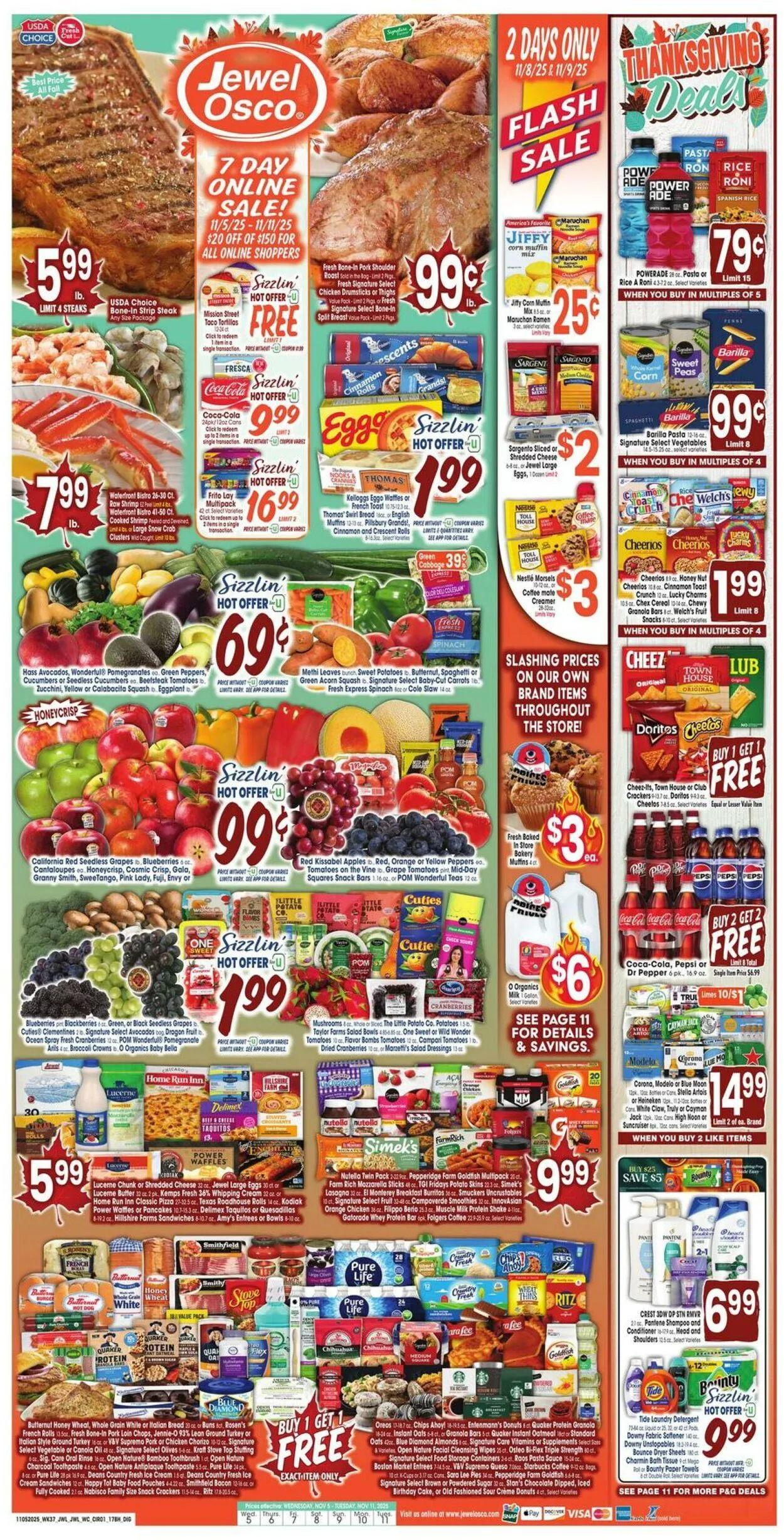 Weekly ad Jewel Osco Current weekly ad from November 5 to November 11 2025 - Page 1