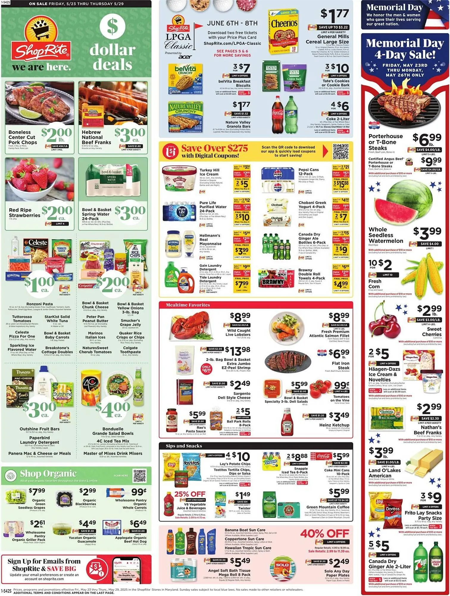 Weekly ad ShopRite Weekly Ad from May 22 to May 31 2025 - Page 1