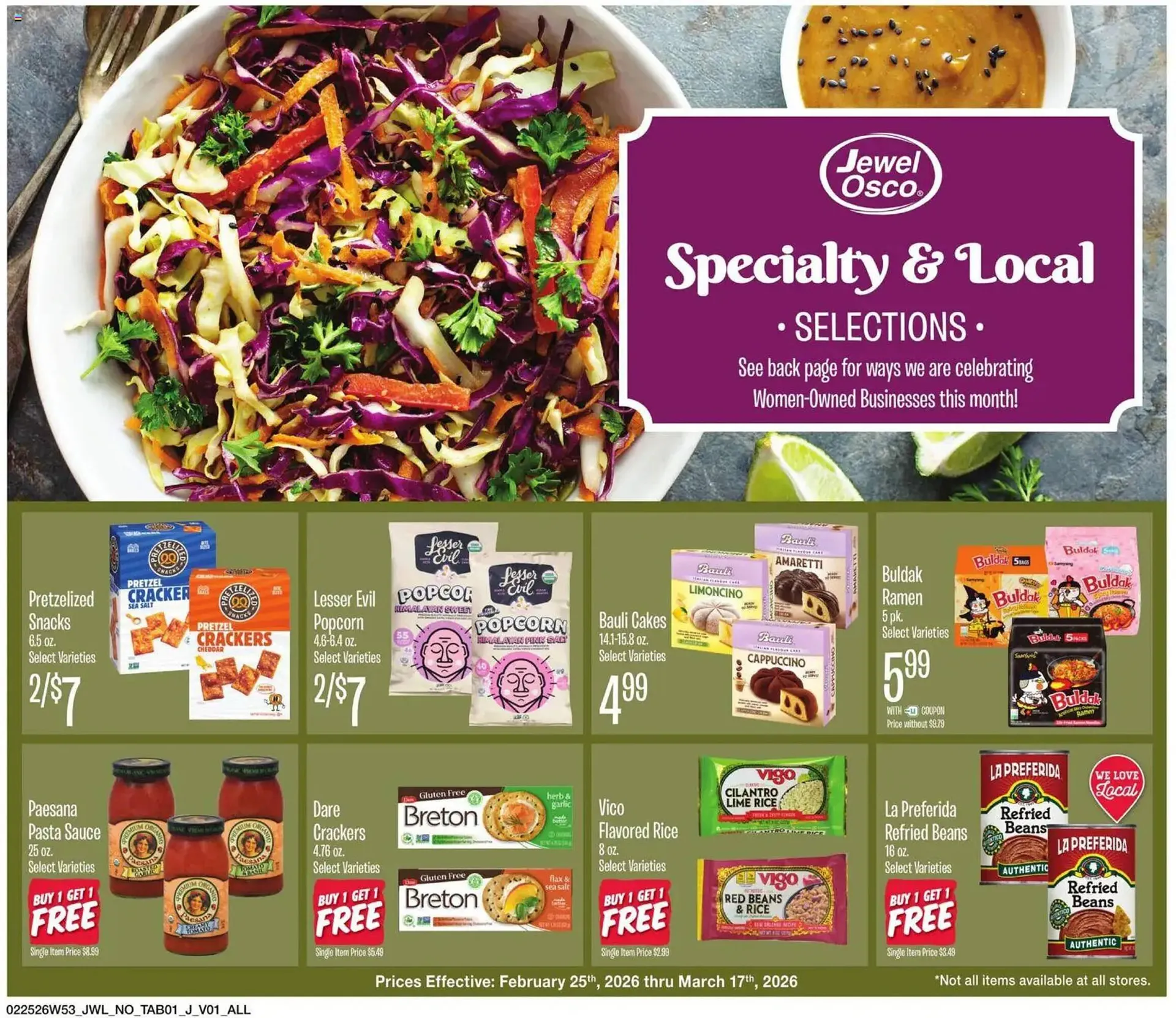 Weekly ad Jewel-Osco weekly ad from February 25 to March 18 2026 - Page 1