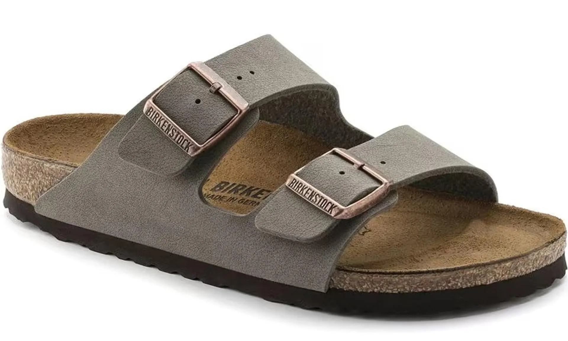 Birkenstock Womens Stone Grey Arizona Sandal