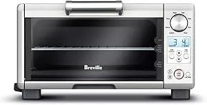 Breville BOV450XL Mini Smart Countertop Oven and Toaster Oven, Small, Brushed Stainless Steel