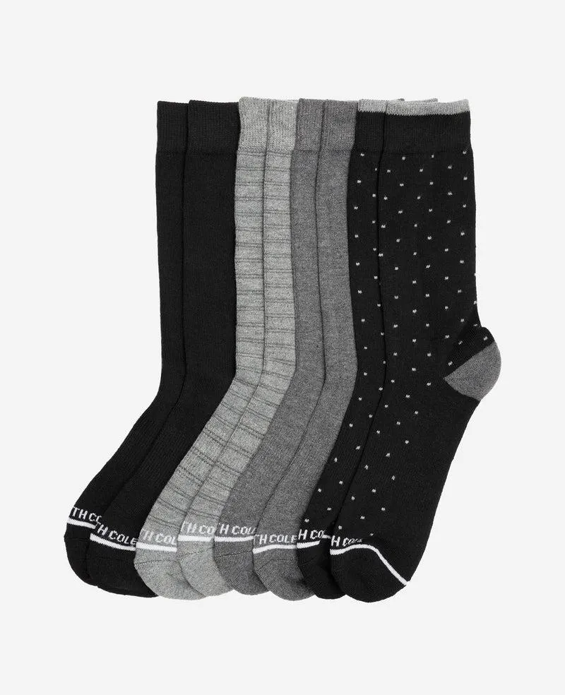 Half Cushion Dress Crew Socks 4-Pack