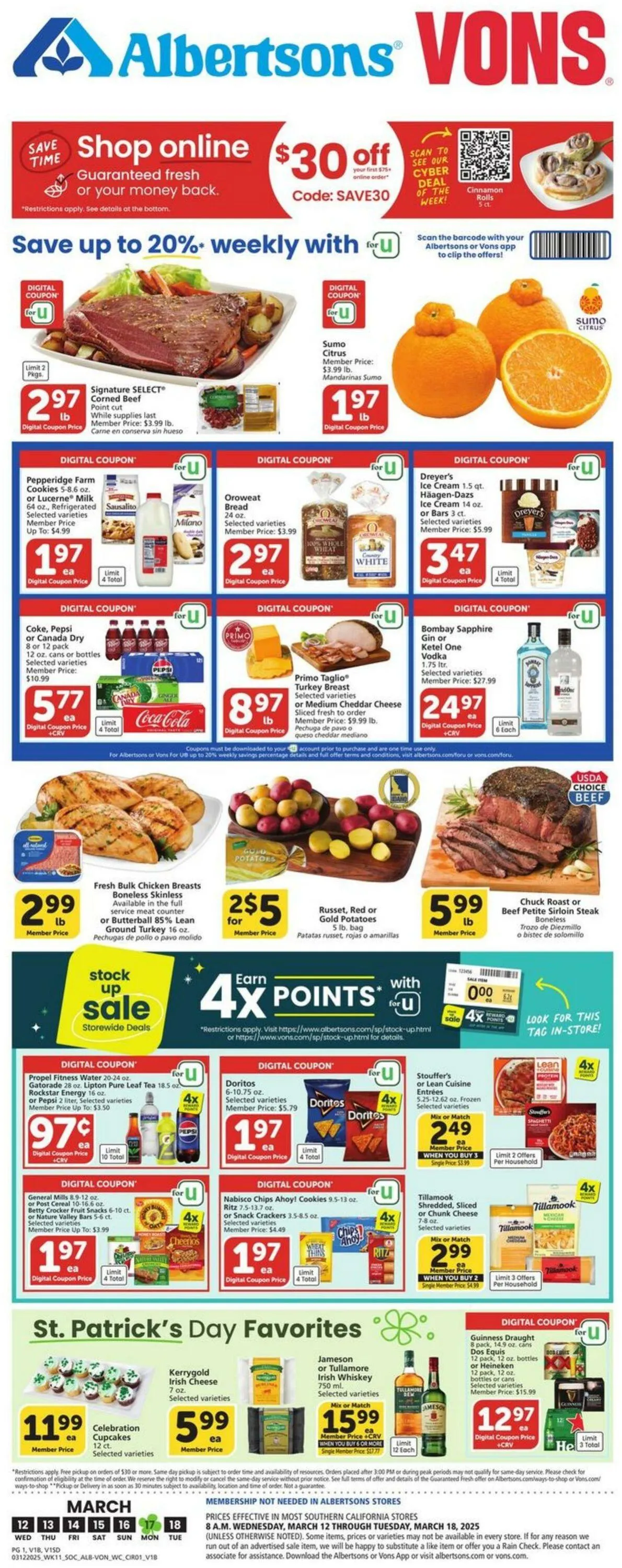 Vons Current weekly ad - 1