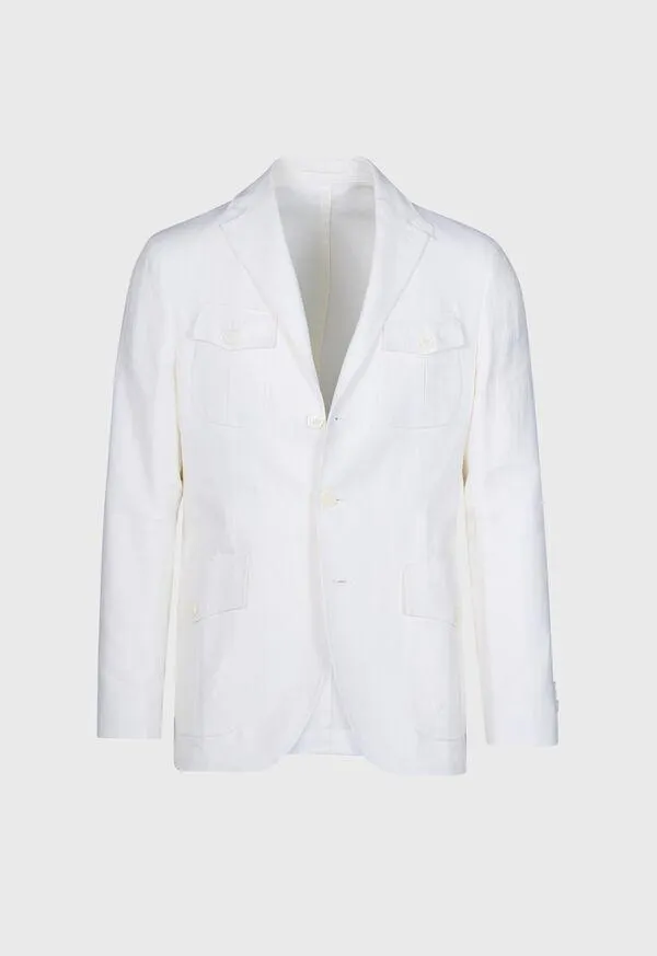 Linen Safari Jacket