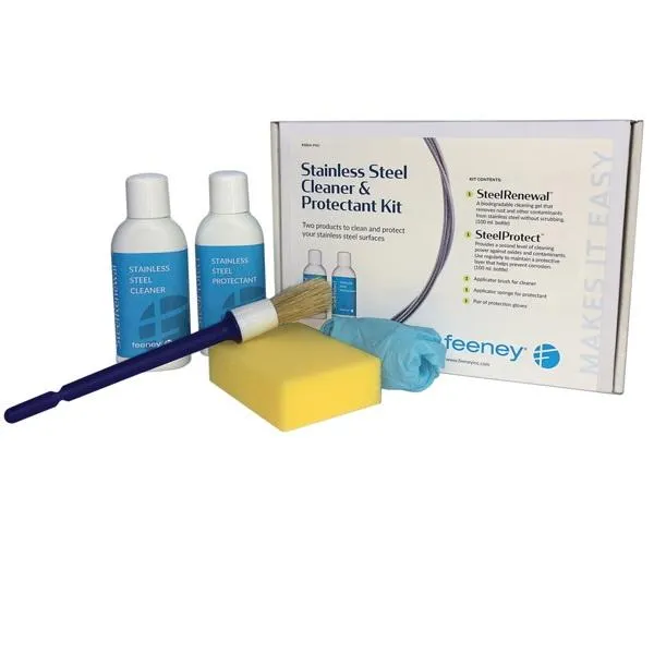 5064-PKG Cleaner and Protectant Kit, For Stainless Steel, 5 pieces