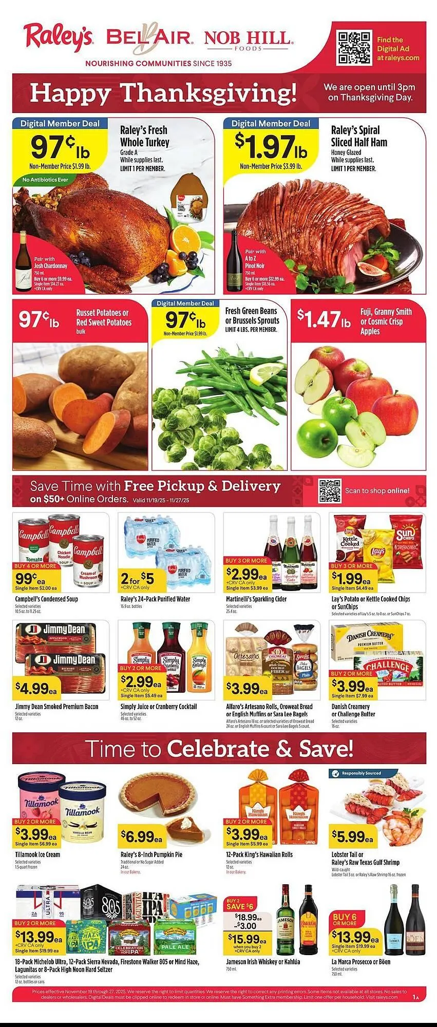 Weekly ad Bel Air Markets weekly ad from November 19 to November 27 2025 - Page 1