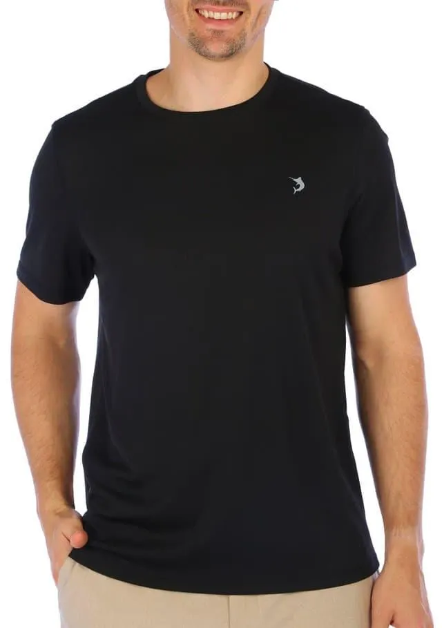 Reel Legends Mens Freeline Solid Short Sleeve Top