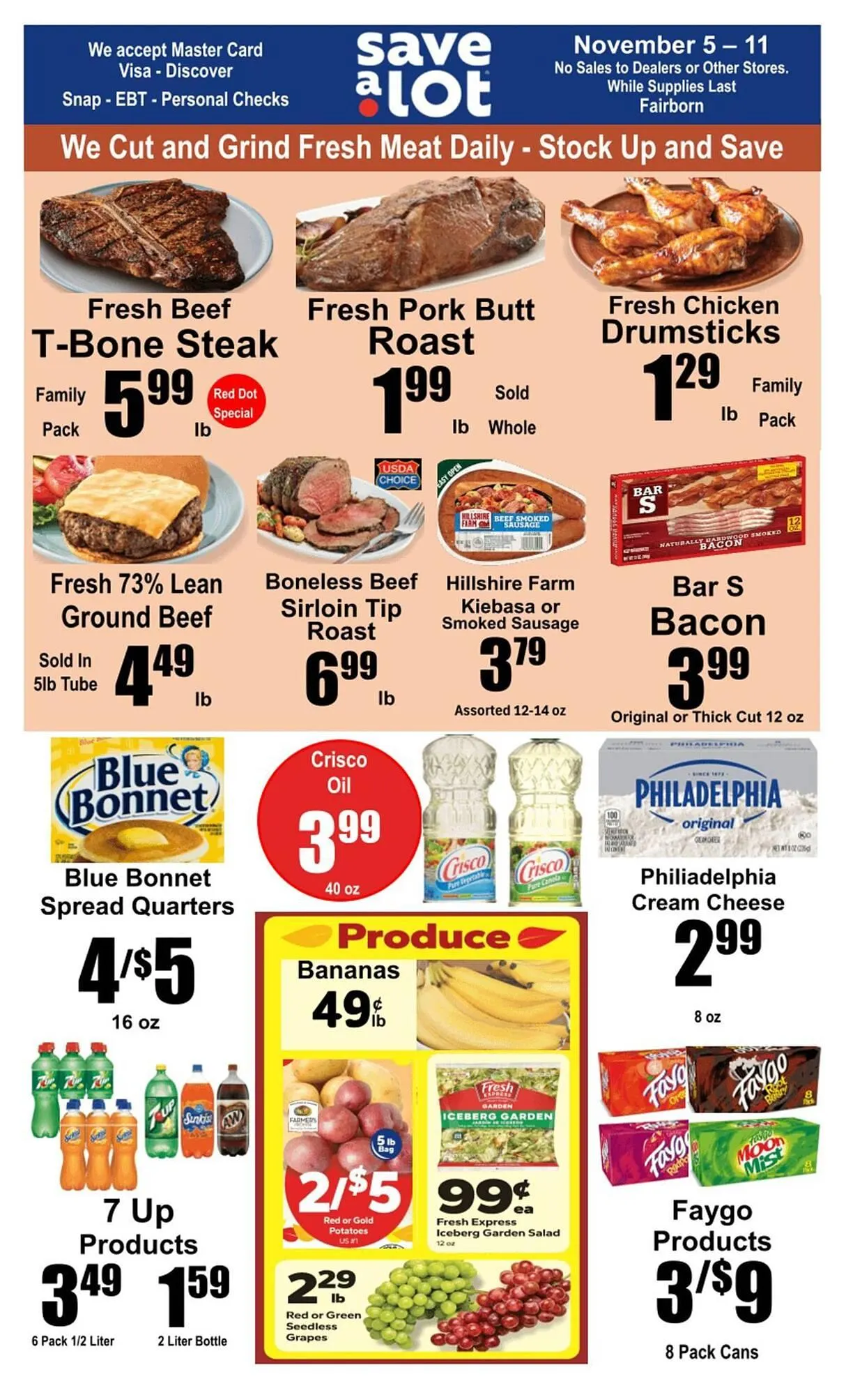 Weekly ad Save a Lot weekly ad from November 5 to November 11 2025 - Page 1