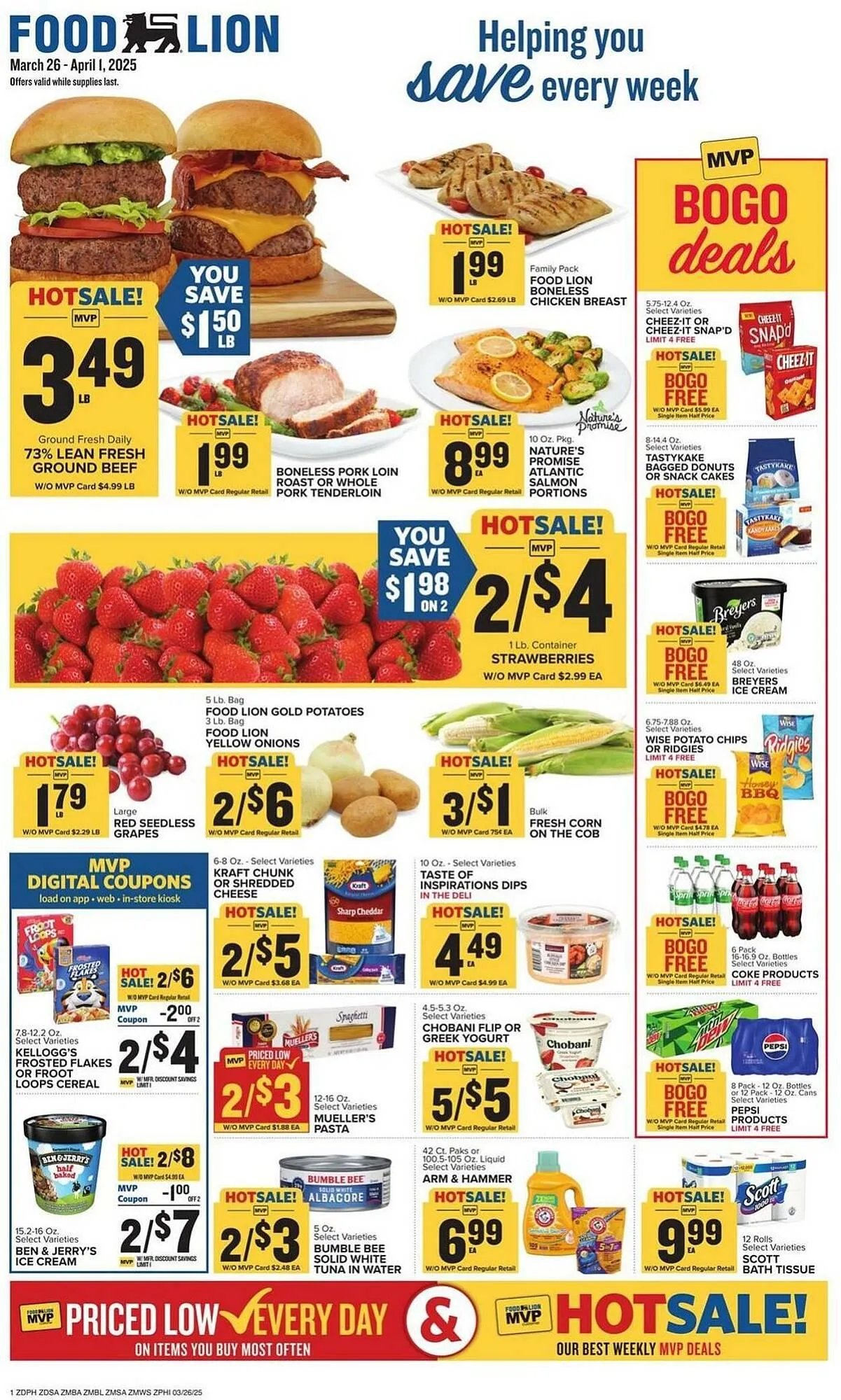 Weekly ad Food Lion Weekly Ad from March 26 to April 1 2025 - Page 1