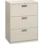 HON Brigade 600 Series H673 3-Drawer Lateral File Cabinet,