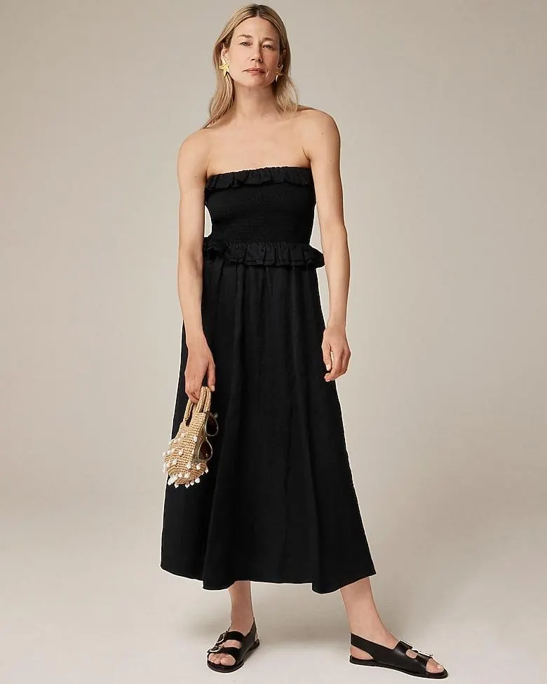 Ravenna dress in ramie