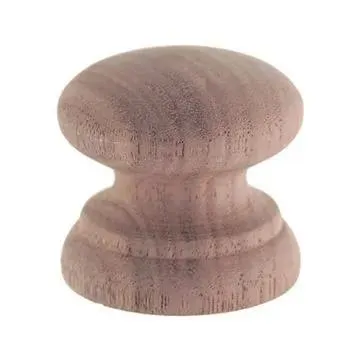 Restorers Classic Round Stepped Walnut Knob