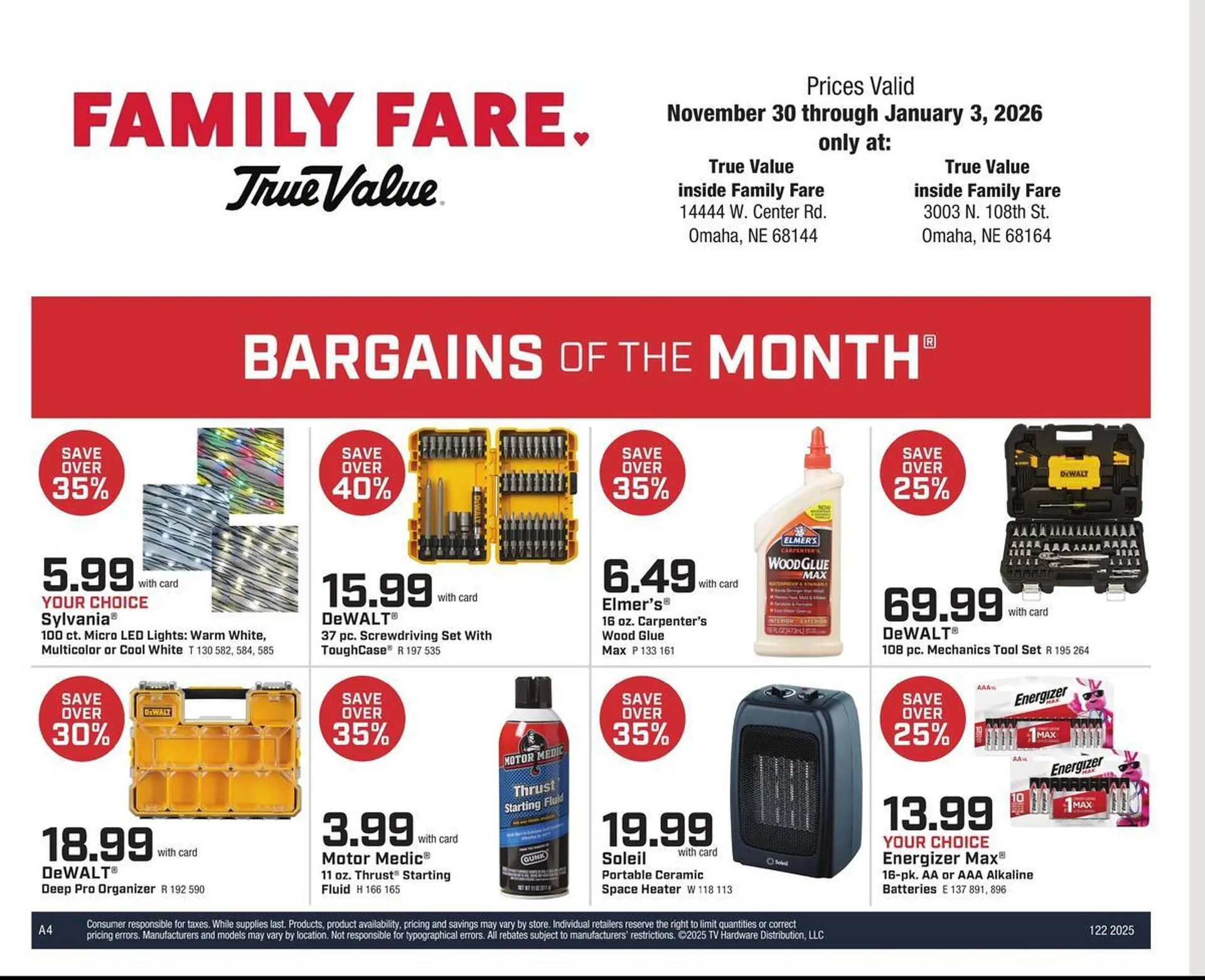 Weekly ad Family Fare weekly ad from November 30 to December 6 2025 - Page 19