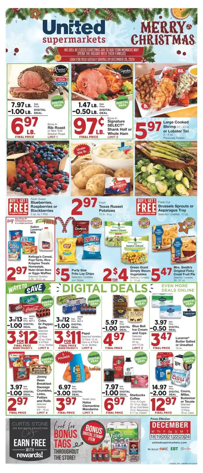 Weekly ad Top offers for smart savers from December 17 to December 24 2024 - Page 1